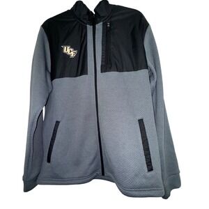 UCF Knights Rivalry Threads Full Zip‎ Jacket Gray Black Men's Size L 42/44